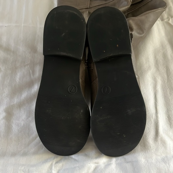 JustFab Boots Women’s 7 Below the Knee Gray - Picture 4 of 6